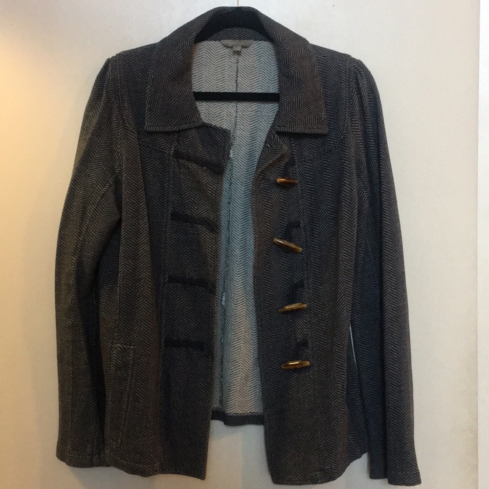 Navy herringbone jacket